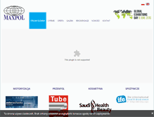 Tablet Screenshot of maxpol-targi.com.pl